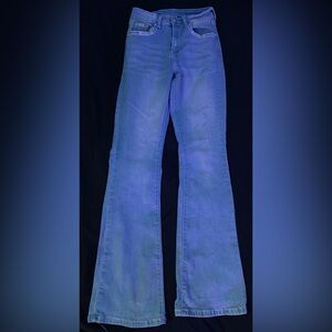 Women's Blue Flared/ Bootcut Jeans - Miranda Top Moda